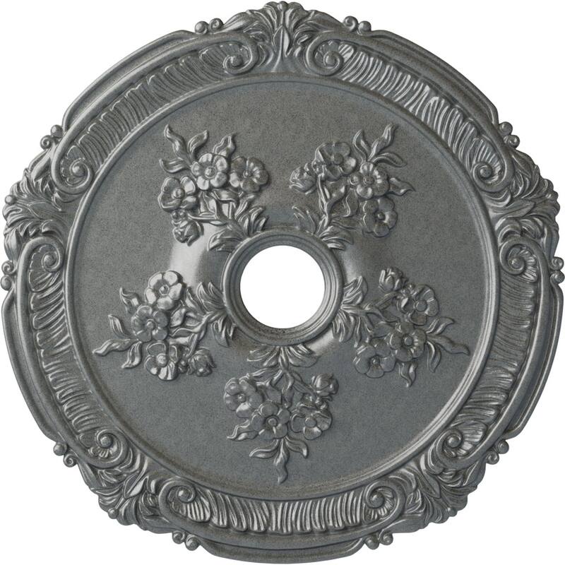 26"OD x 3 3/4"ID x 1 1/2"P Attica with Rose Ceiling Medallion