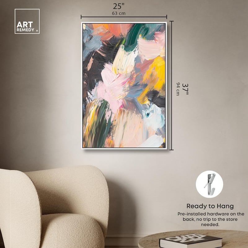 Chromatic Surge II Canvas by Art Remedy