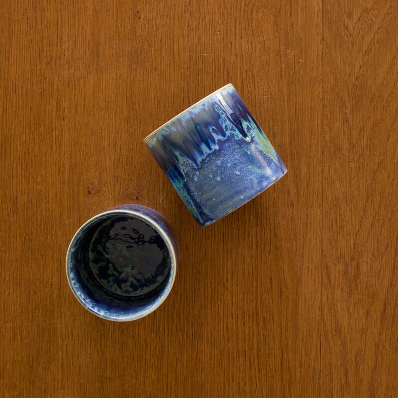 LEMIEUX ET CIE Hanami 4-Piece Stoneware Cup Set