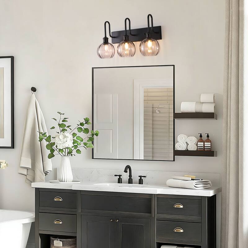 3-Light Dimmable Bathroom Vanity Light