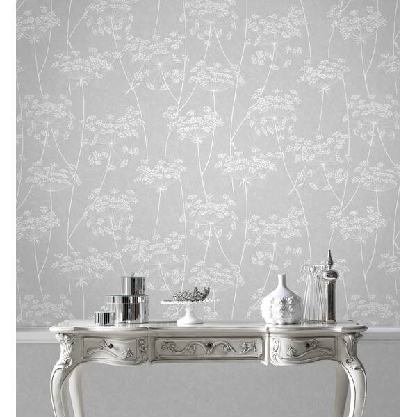 Shop Graham And Brown 33 304 Aura Botanical Sprig Paper Non Pasted