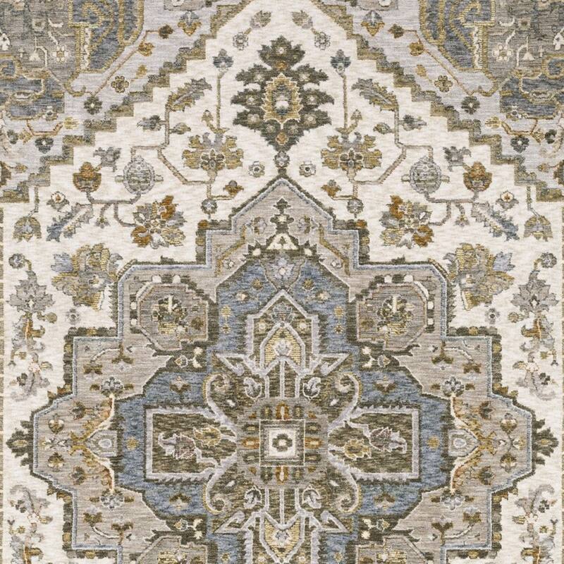 HomeRootsMedallion Traditional Runner Area Rug