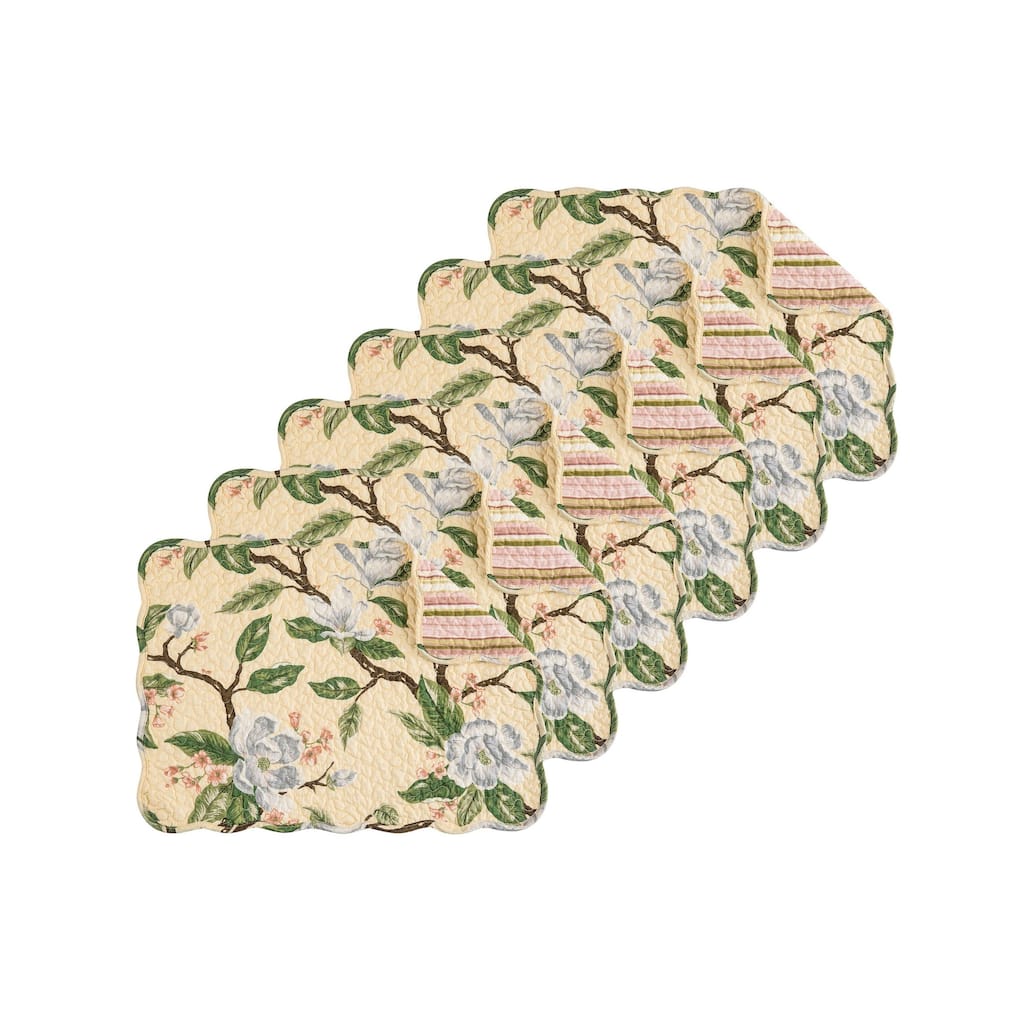 Elle Quilted Placemat Set 6