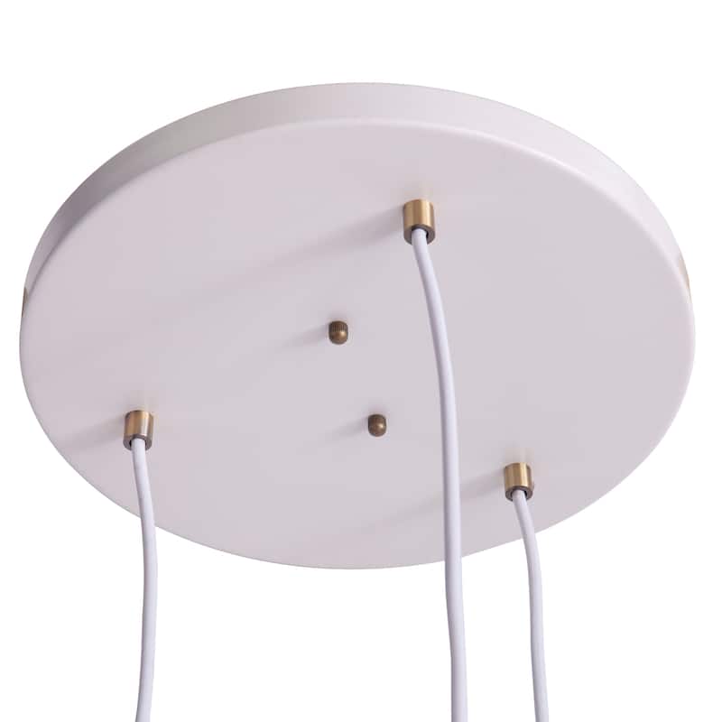 SEI Furniture Rabruo Contemporary Metal 3-light Cluster Pendant