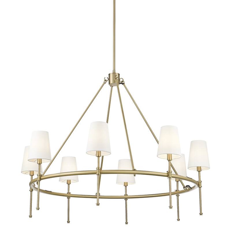 Millennium Lighting 16608 Adorra 8 Light 40" Wide Chandelier - Vintage Brass