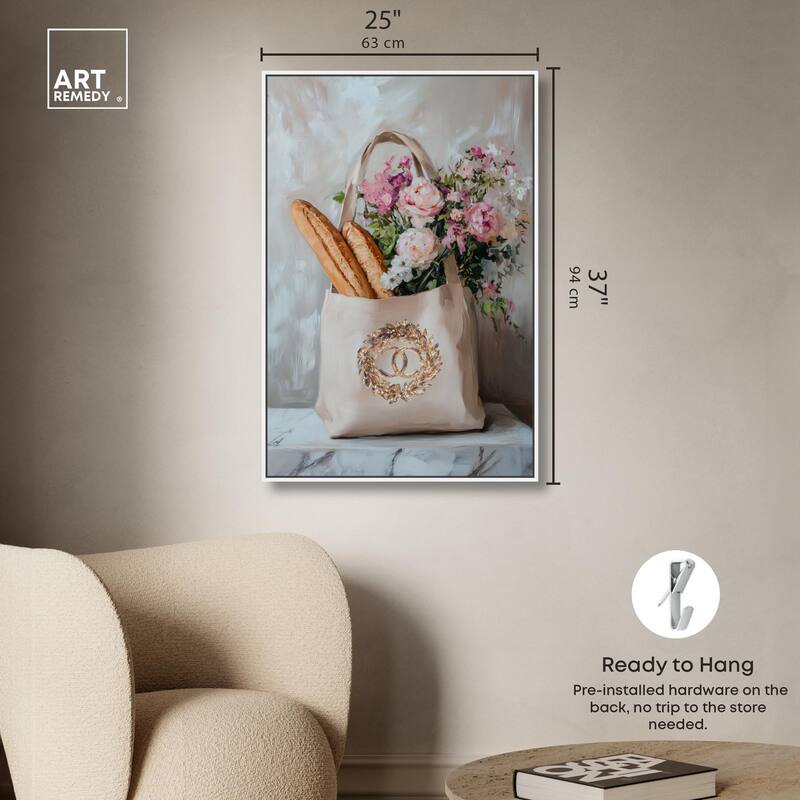 Chic Carryall I Canvas by Art Remedy
