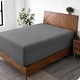 preview thumbnail 3 of 3, Bare Home Ultra-Soft Microfiber 22 Inch Extra Deep Pocket Fitted Sheet