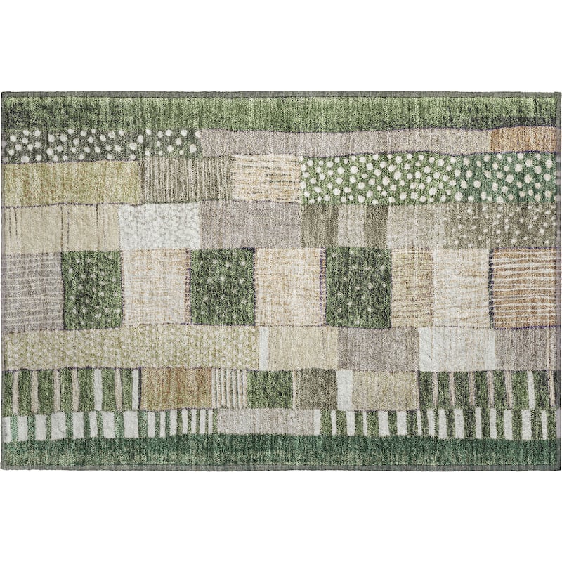 Premium Washable Super Soft Modern Patchwork Mayfield Rug