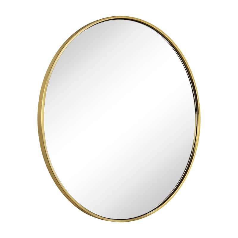 TEHOME Korra Round Wall Mirrors 30 and 36 Inch Metal Frame Options for Bathroom Bedroom & Entryway