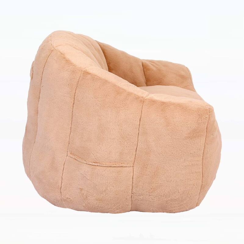 Comfy Bean Bag Sofa Chair with Armrests for Ultimate Relaxation in Living Room and Bedroom