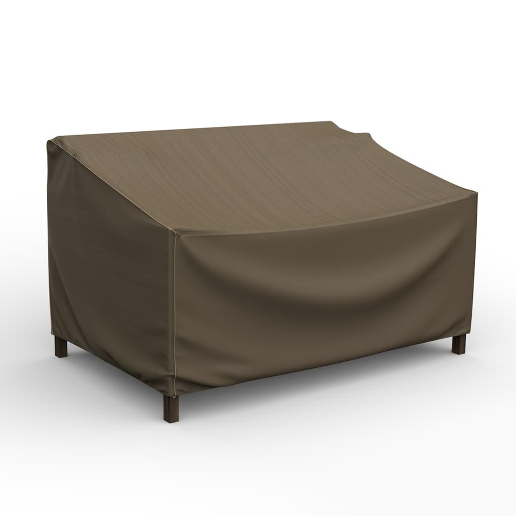 Budge StormBlock™ Hillside Black and Tan Patio Sofa Cover Multiple Sizes