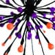 preview thumbnail 6 of 6, Haunted Hill Farm Set of 6 Battery-Operated Radiant Starburst LED Lights w/ 8 Functions and Timer