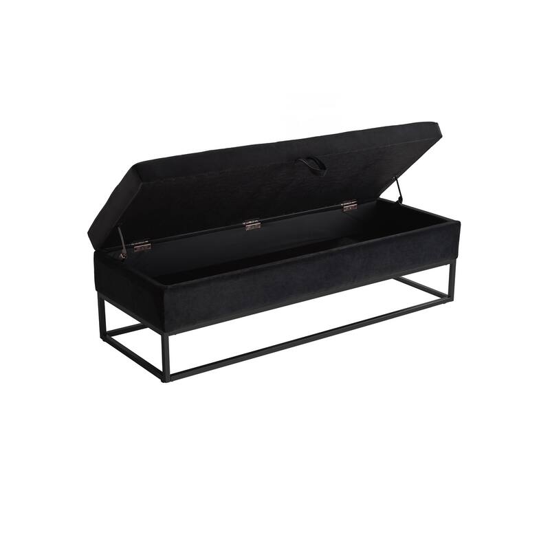 Bed Bench Metal Base with Storage