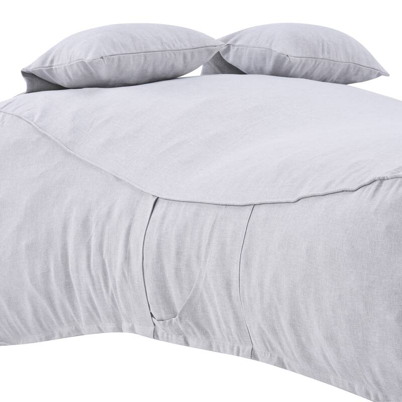 Christopher Knight Home - Lemoore Casual Outdoor Upholstered Bean Bag Daybed