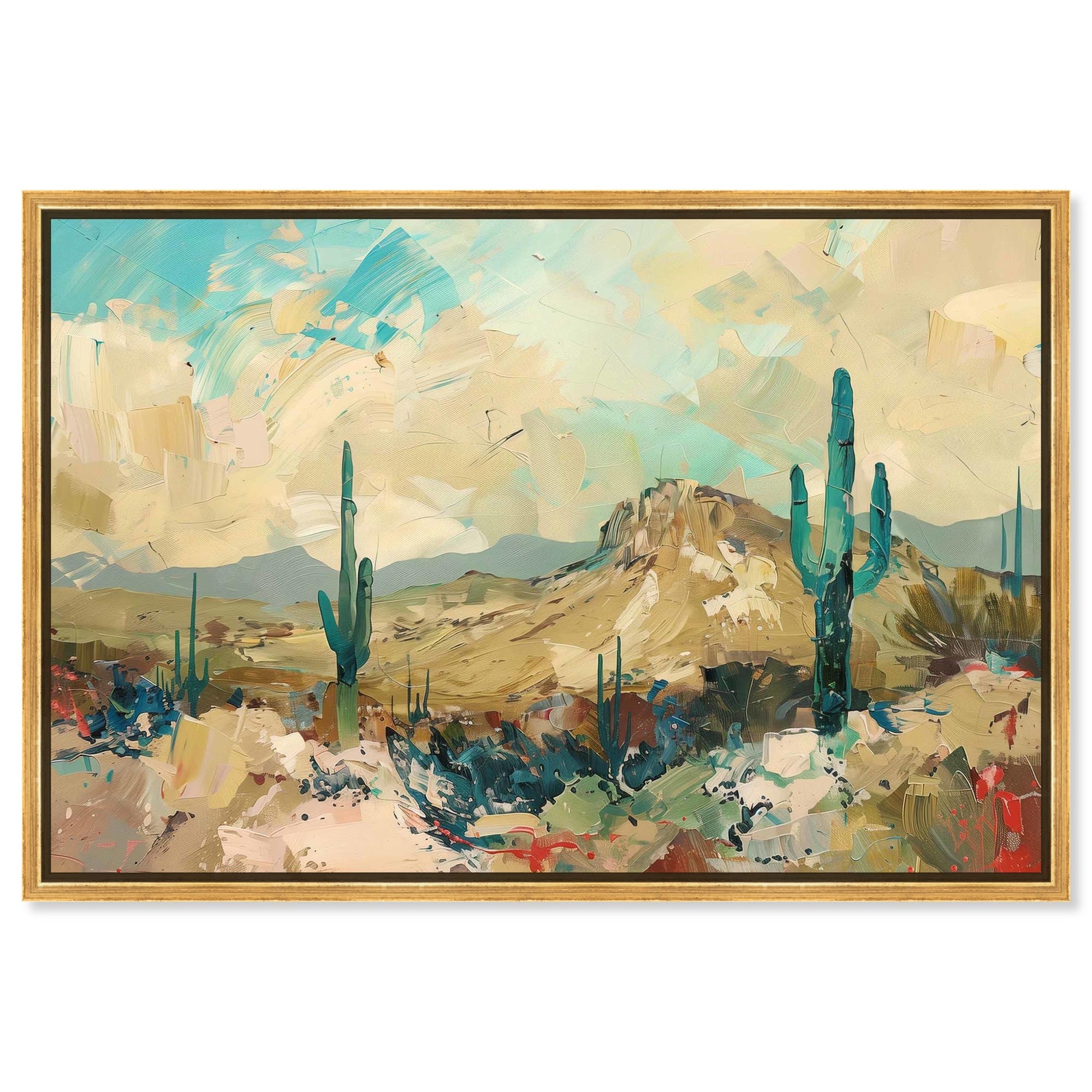 Desert Breeze Canvas Classic Floral Art by Art Remedy