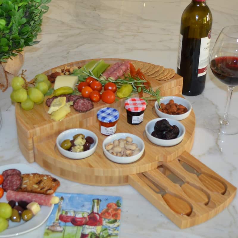 NCAA Georgia Tech Yellow Jackets Bamboo Cheese & Charcuterie Board