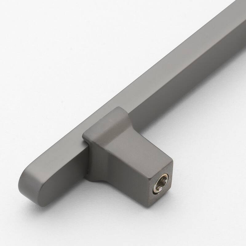 GlideRite 5 inch Center Solid Flat Bar Pull Cabinet Hardware Handle, 4842-128-GPH