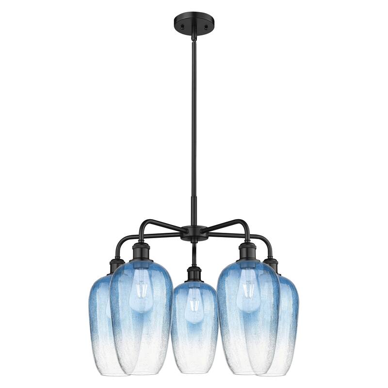 Innovations Lighting Endless Possibilities Ballston - Brookhaven Flute - 5 Light 26" Stem Hung Chandelier