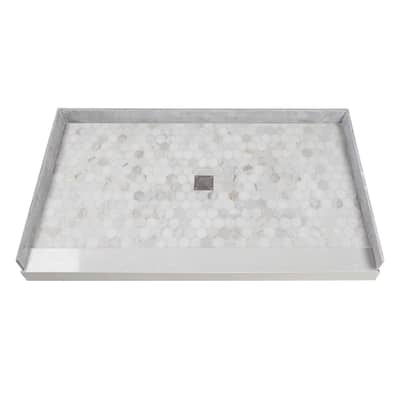 Transolid FPT6036C Pre-Tiled 60" x 36-1/4" Rectangular Shower Base