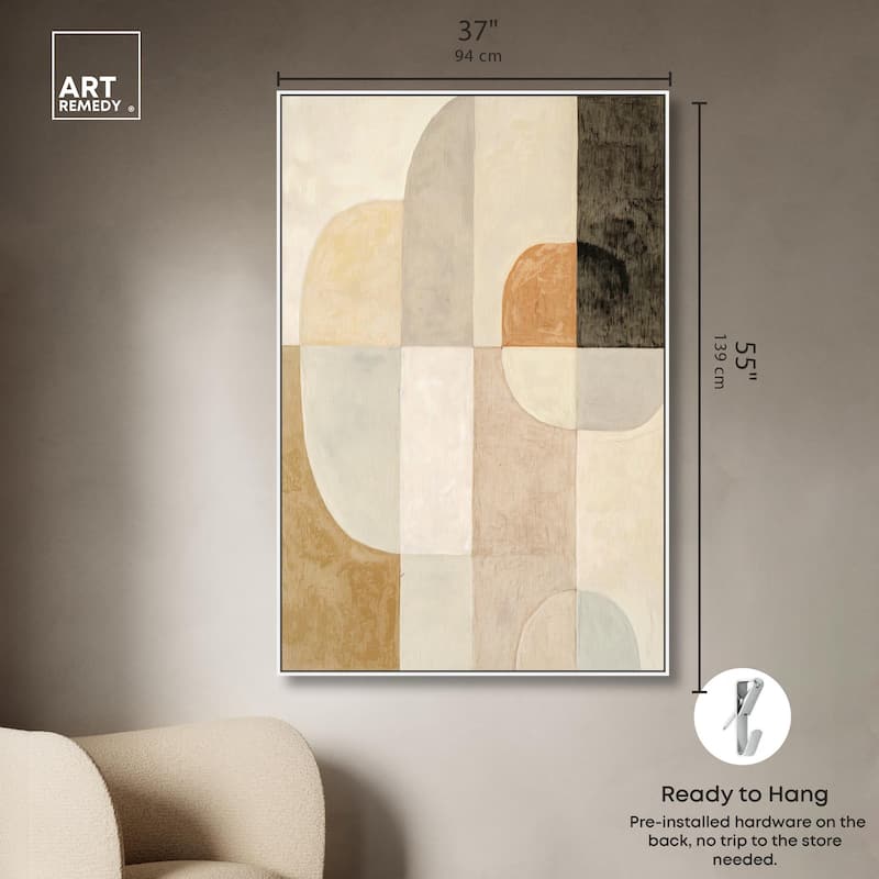 Overlapping Planes I Canvas by Art Remedy