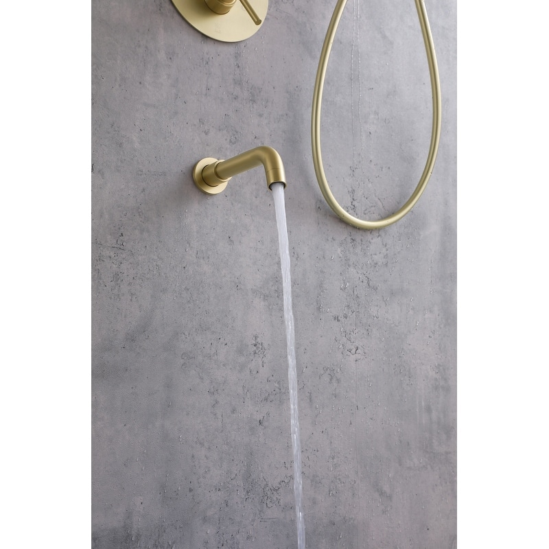 Indigo Home Complete Shower and Tub Faucet with Rough-in Valve