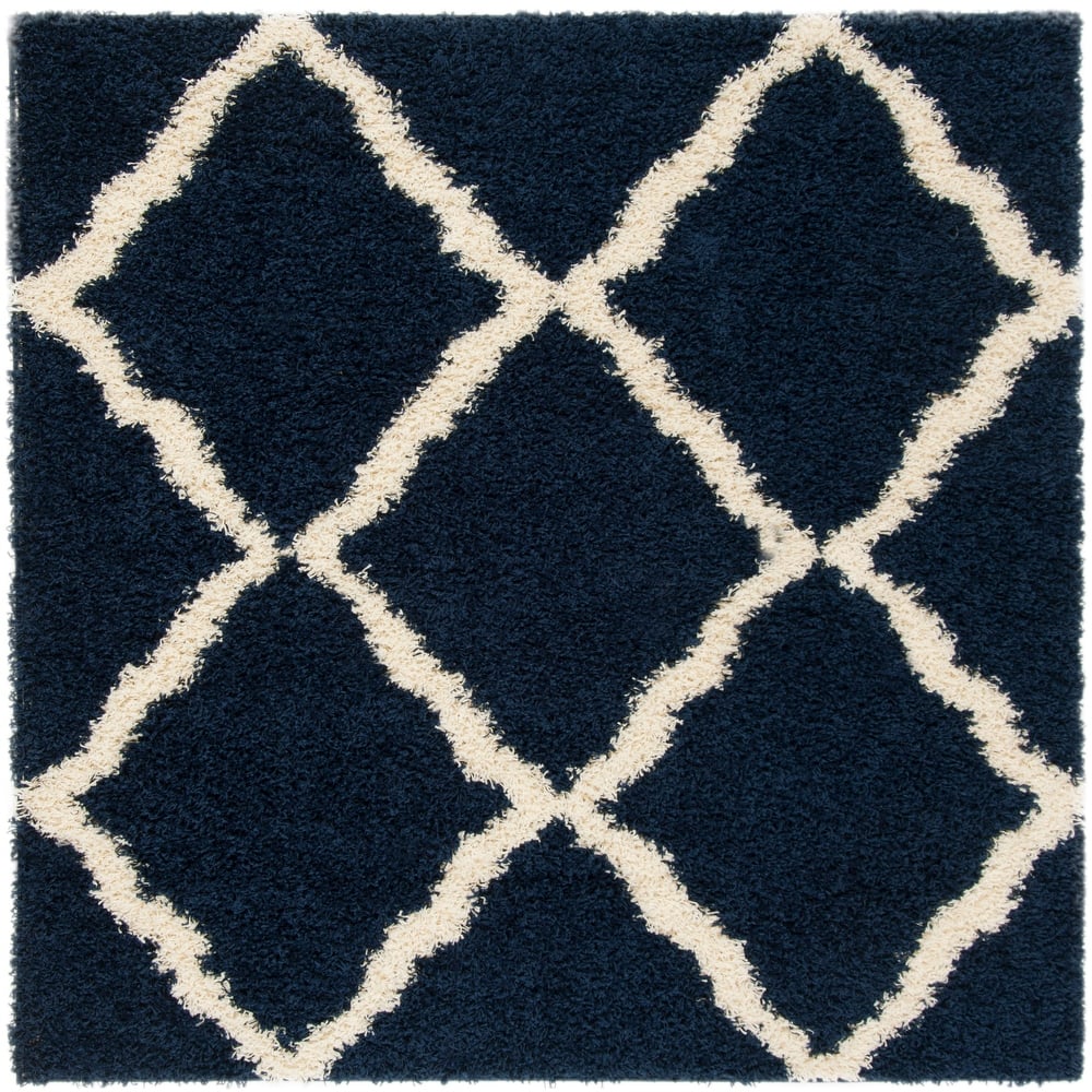 SAFAVIEH Dallas Shag Darina Trellis 1.5-inch Thick Rug
