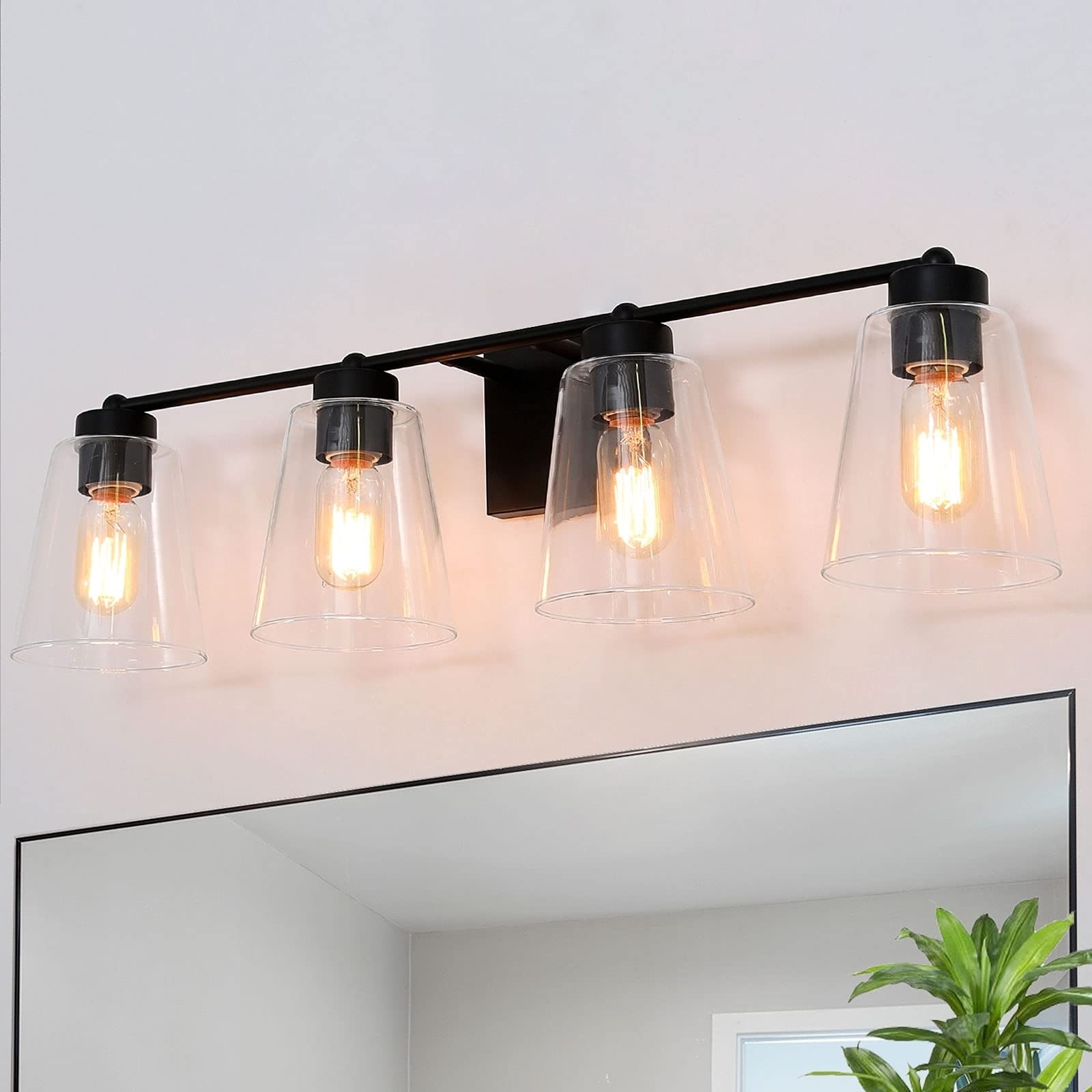 Farmhouse black vanity light outlet
