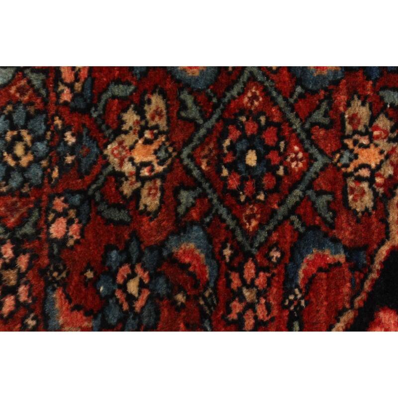 ECARPETGALLERY Hand-knotted Anatolian Vintage Red Wool Rug - 4'3 x 6'7