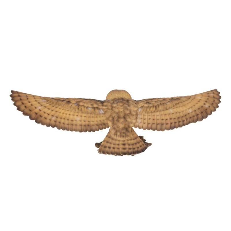 31" Barn Owl Flying Outdoor Garden Statue