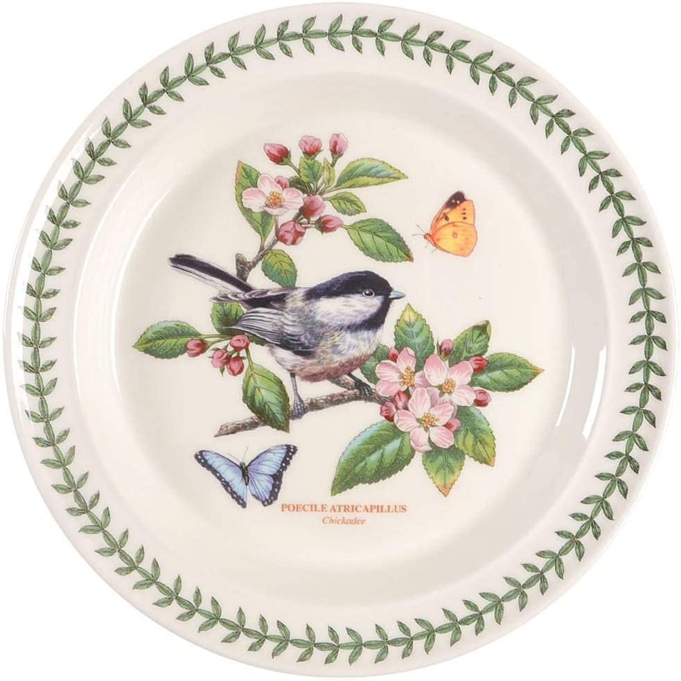 PORTMEIRION BOTANIC GARDEN BIRDS Dinner plate western bluebird