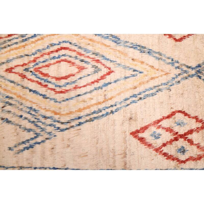 ECARPETGALLERY Hand-knotted Pak Finest Marrakesh Cream Wool Rug - 5'0 x 6'8
