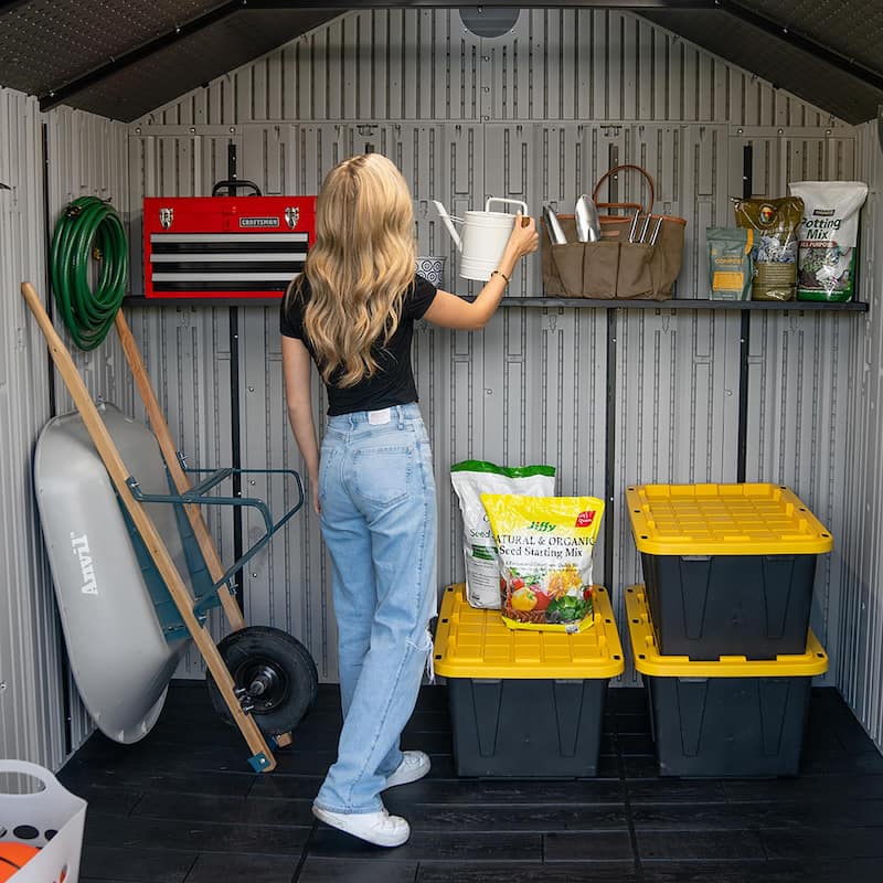 Lifetime Classic 8 Ft. x 10 Ft. Outdoor Storage Shed (60469)