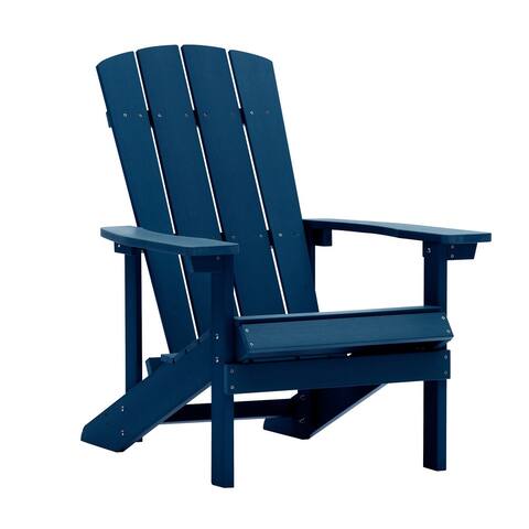 Casainc Outdoor Patio Slat Polyethylene Adirondack Chair