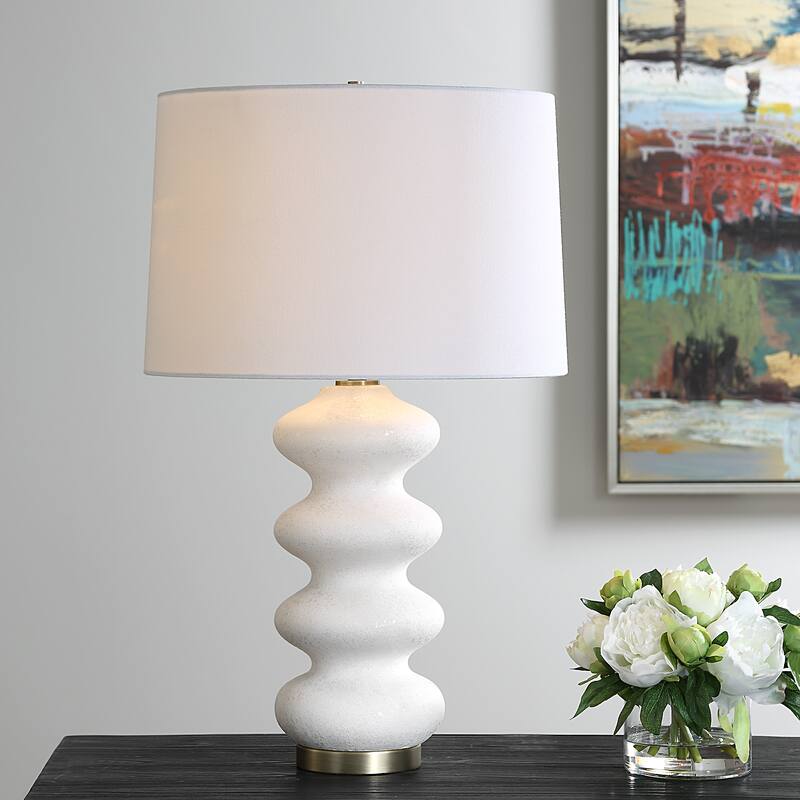 Uttermost Liora White Table Lamp - 26.25" H X 16" W X 16" D
