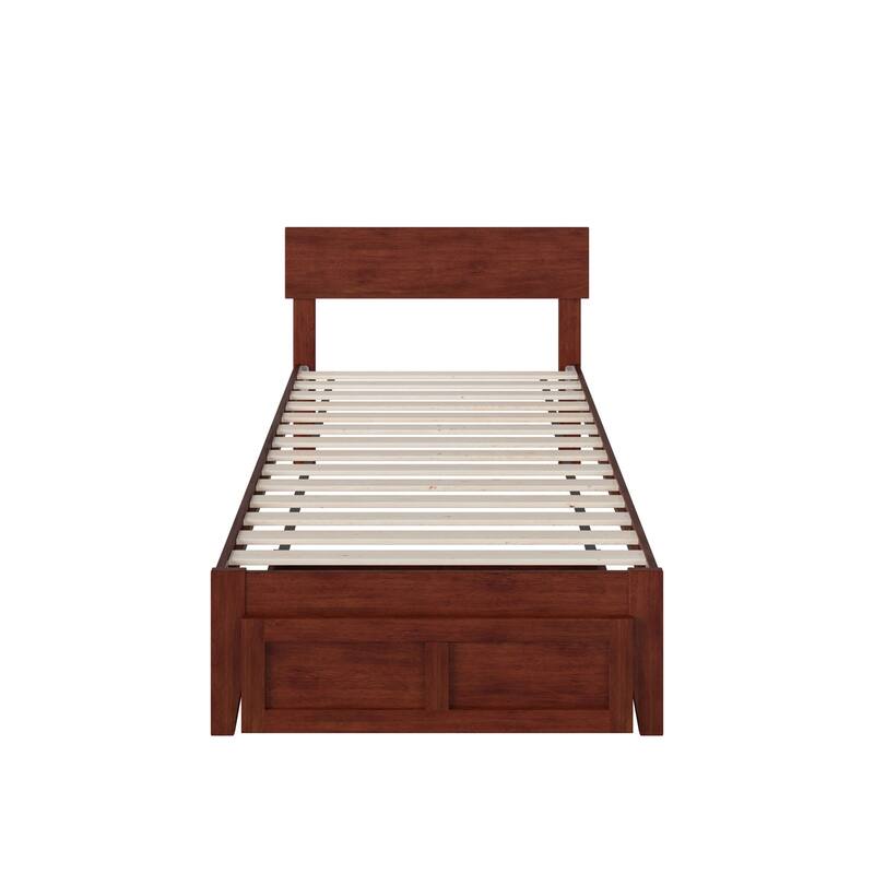 AFI Boston Platform Bed with Foot Drawer