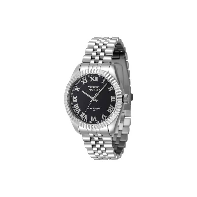 Invicta Women's 47408 Specialty Quartz 3 Hand Black Dial Watch