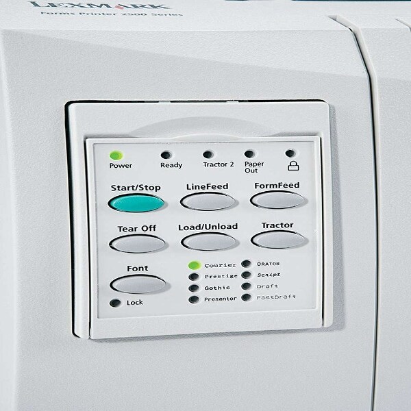 lexmark forms printer 2500 series