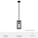 preview thumbnail 6 of 5, Hunter Doherty 1-Light Mini Pendant - Kitchen Island, Dining Room, Bedroom - Industrial, Contemporary, Transitional