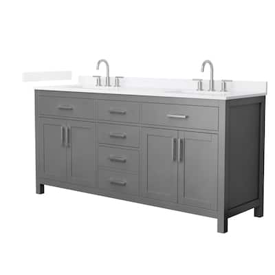 Wyndham Collection WCG2424-72D-QTZ-US3MXX Beckett 72" Free Standing