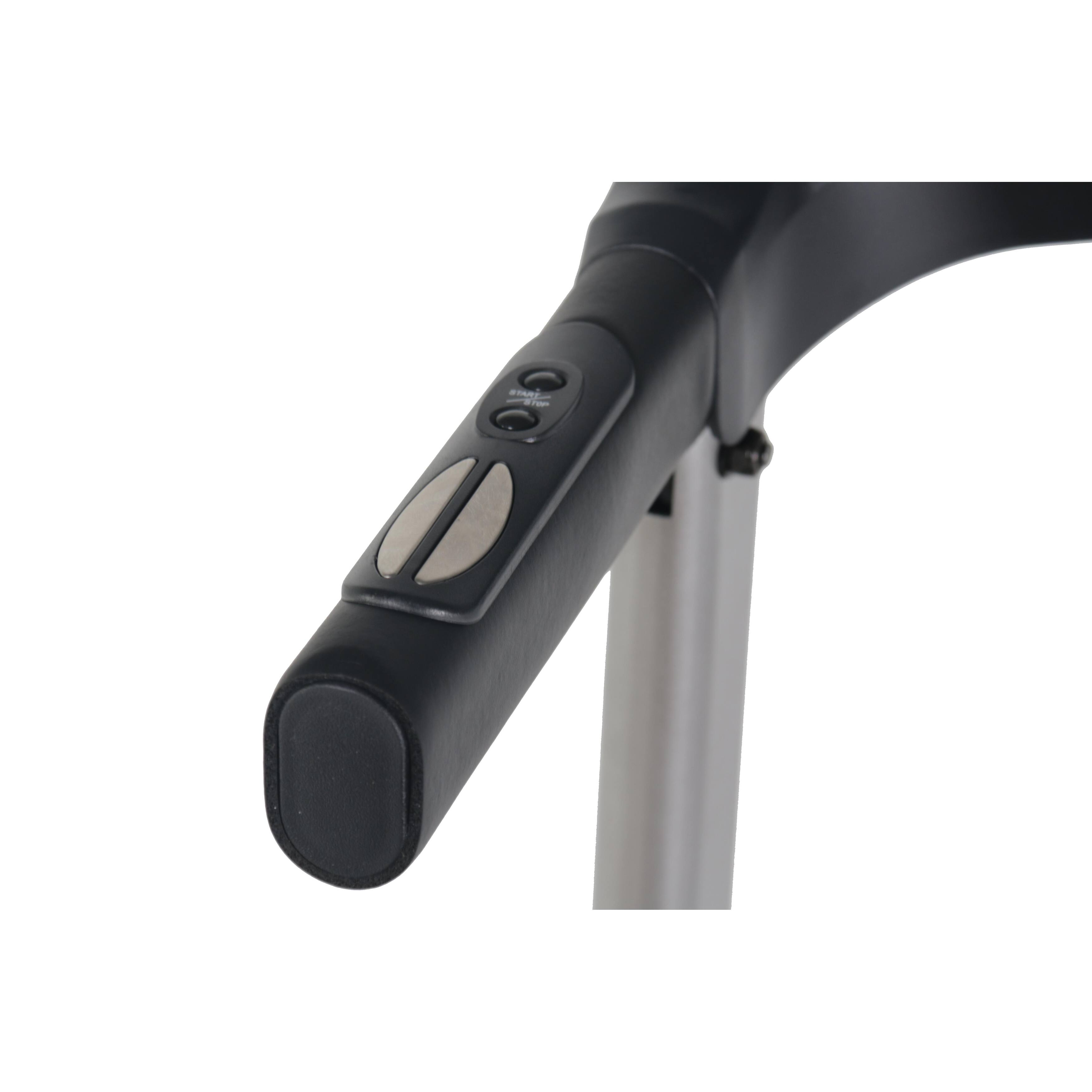 2.5HP Folding Treadmill with LCD, 4 Inclines and 12 Preset or