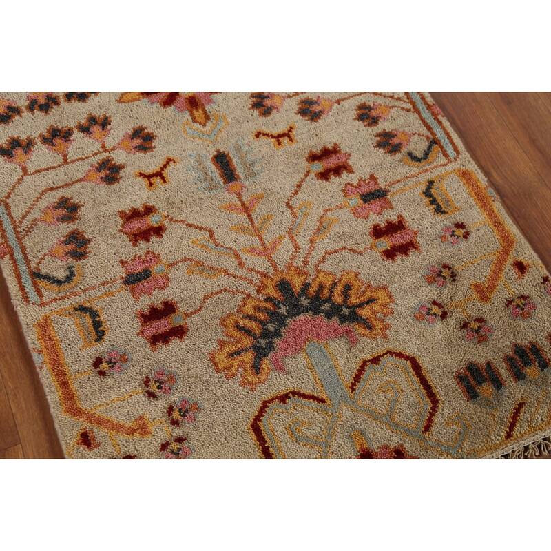Kazak Indian Runner Rug Handmade Wool Carpet - 2'7"x 9'6"