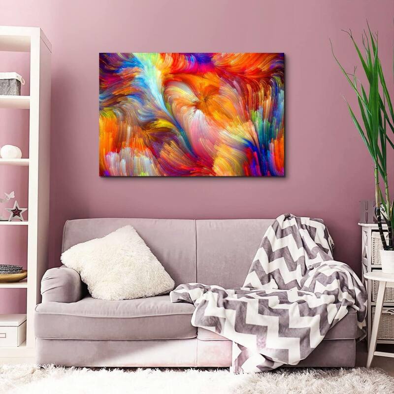 Abstract Colorful Canvas Wall Art