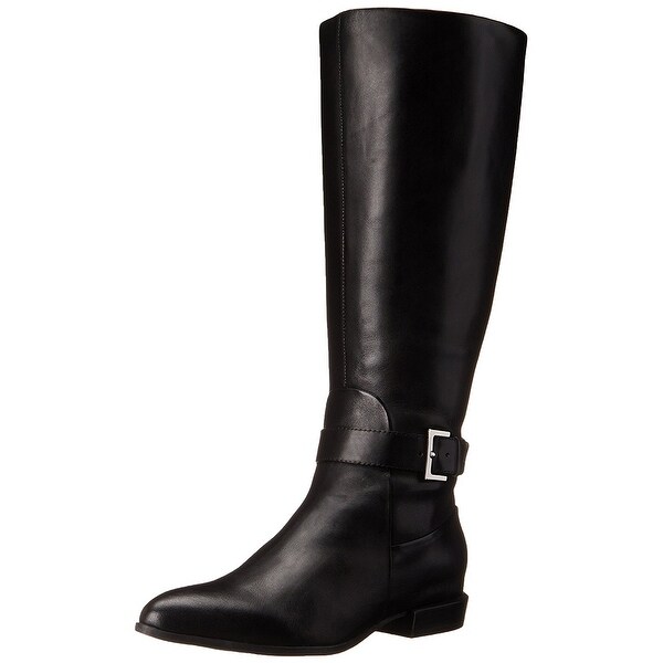 wide calf pointed toe boots