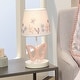 preview thumbnail 5 of 4, Lambs & Ivy Baby Blooms Pink Butterfly Nursery Lamp with Floral Shade & Bulb
