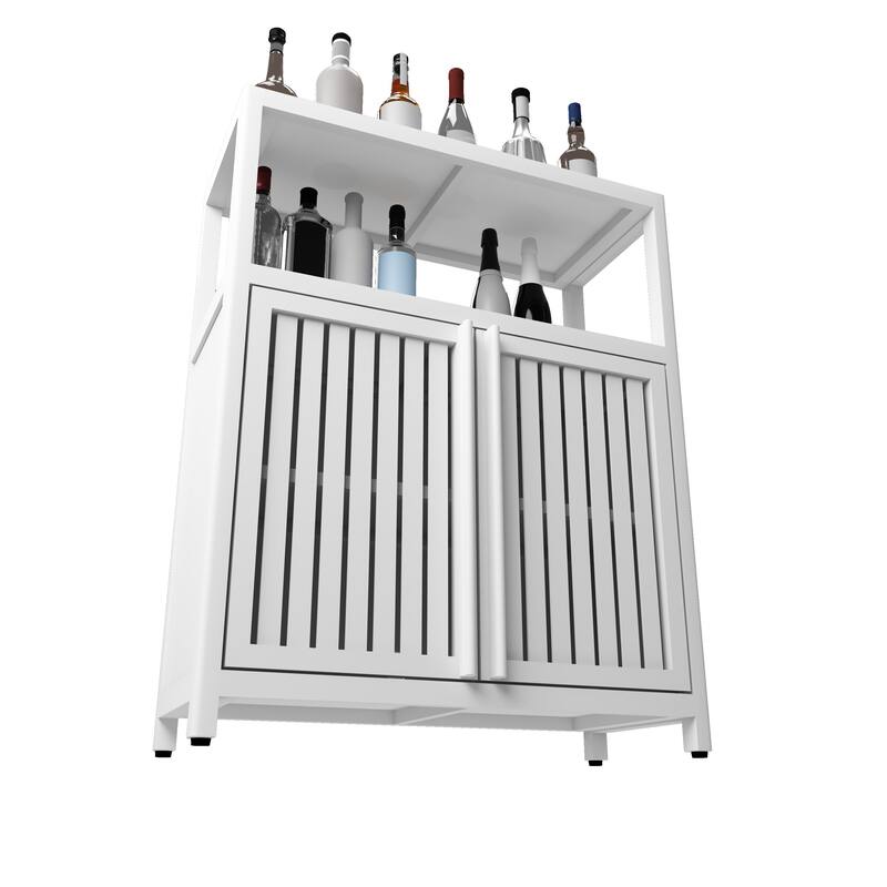 Large Capacity Bamboo Storage Cabinet Furniture