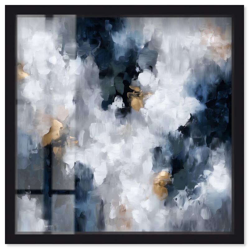 Midnight and Ivory I Shadowbox by Art Remedy - Black - 30" x 30"