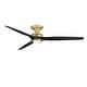 preview thumbnail 3 of 1, Fanimation Spitfire DC Smart Ceiling Fan Correlated Color Temperature(CCT) Select LED Light Kit - Brushed Satin Brass