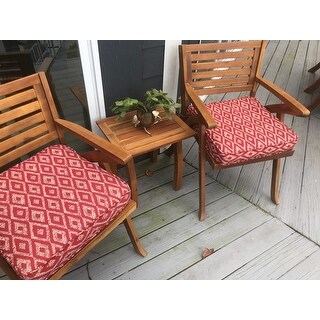 Lucca Outdoor Acacia Wood Side Table by Christopher Knight Home