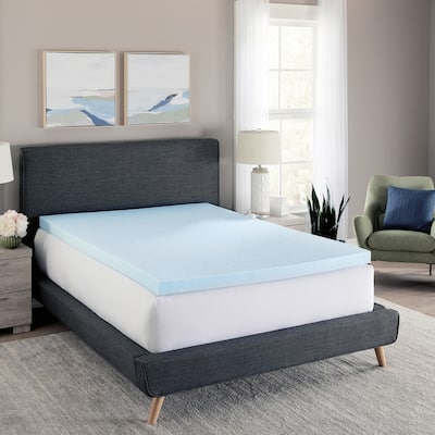 Bodipedic Comfort Gel-Infused Memory Foam Mattress Topper