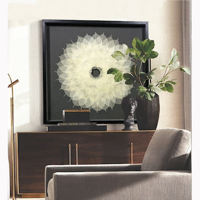 HUJI Bodhi Tree Leaves Blossom Shadow Box Wall Decor